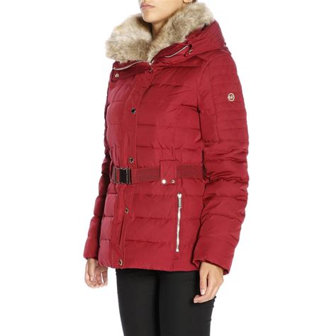 michael kors jacke damen dunkelrot|Michael Kors winter coats.